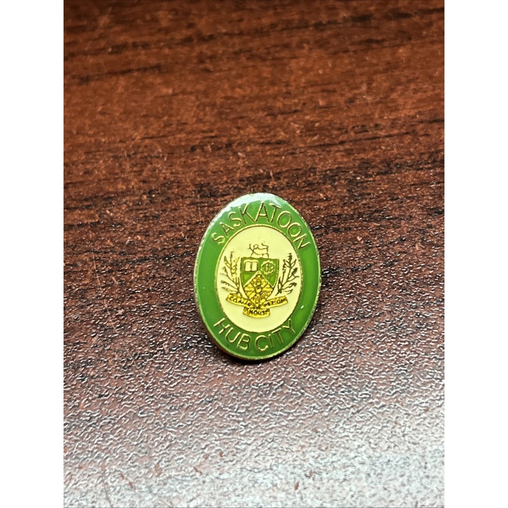Saskatoon Canada Hub‎ City Lapel Hat Pin